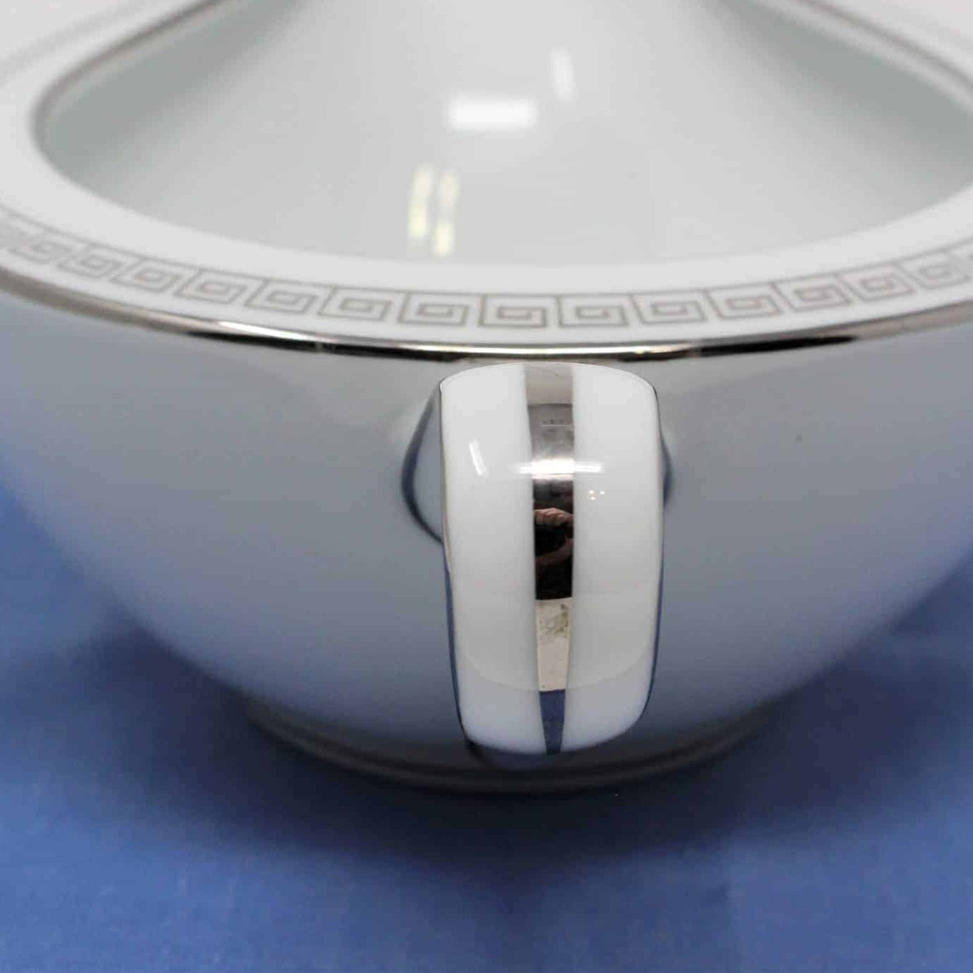 Creamer, Noritake, Silver Key, Greek Key Design, Japan, Vintage