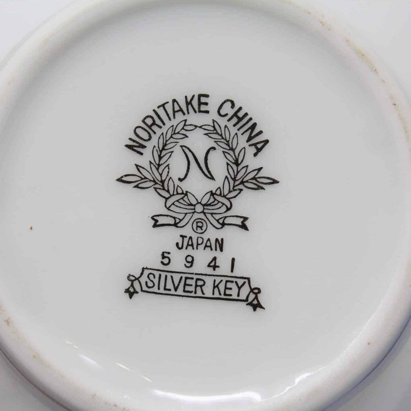 Creamer, Noritake, Silver Key, Greek Key Design, Japan, Vintage