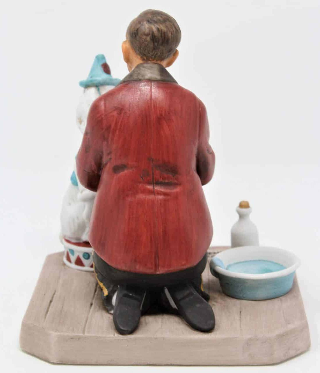 Figurine, Norman Rockwell, While The Audience Waits, Porcelain, Vintage