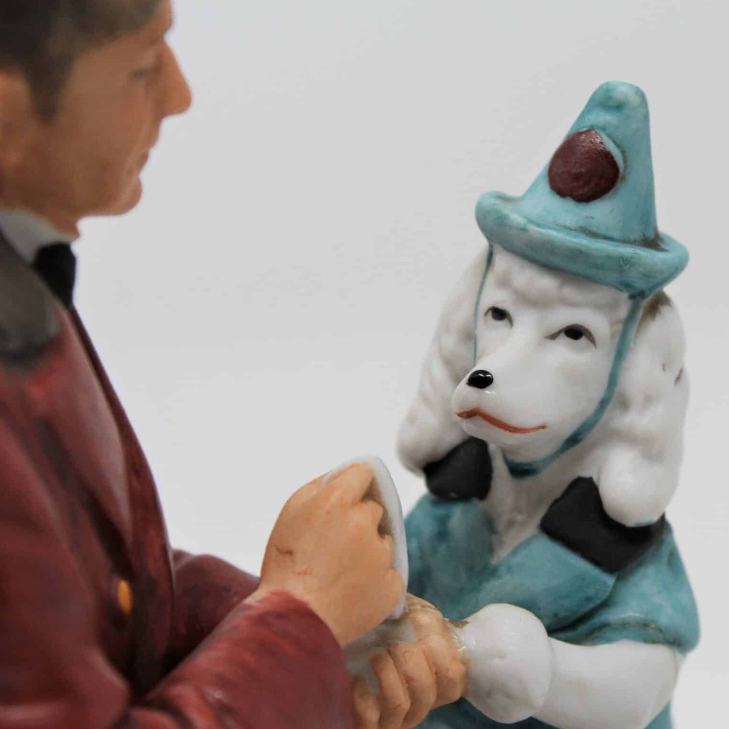 Figurine, Norman Rockwell, While The Audience Waits, Porcelain, Vintage
