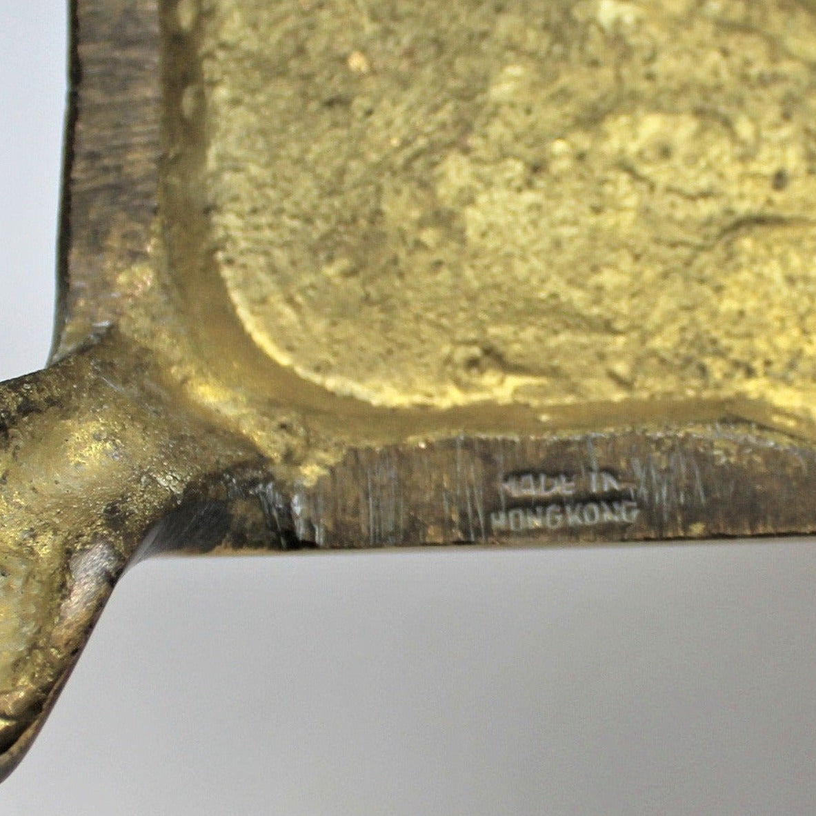 Candle Holders, Brass Lion Claw Feet, Set of 2, Vintage Hong Kong