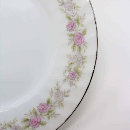 Appetizer Plates, Dansico, Teahouse Rose, Set of 8, Vintage