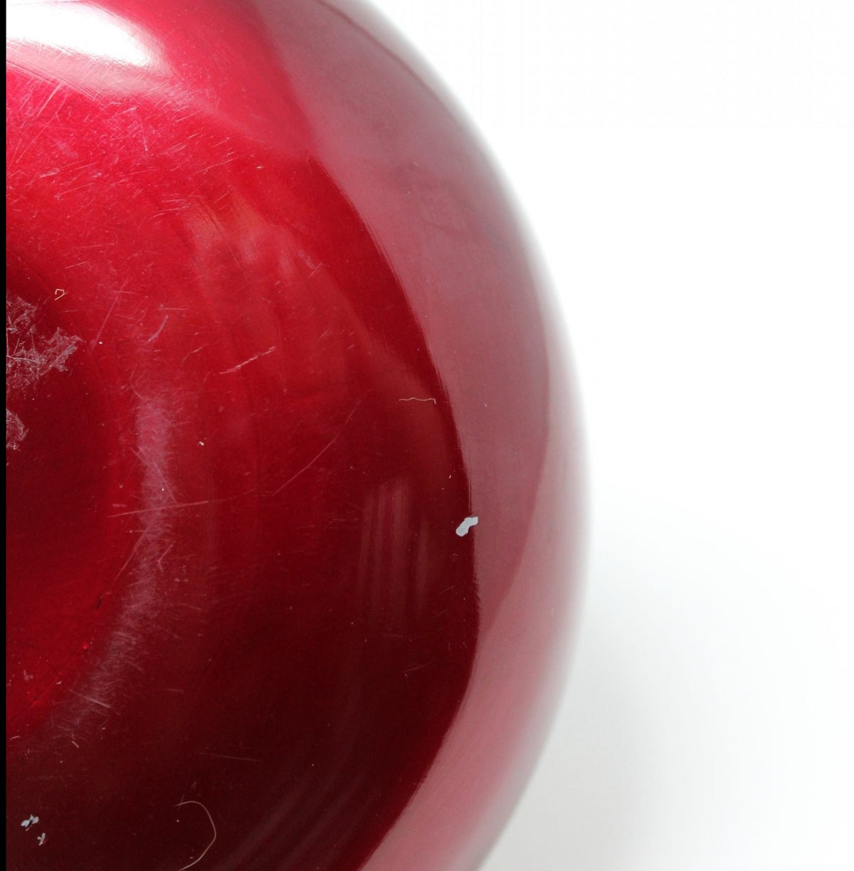 Trinket Box: Hand Painted Burgundy Lacquer, Mother of Pearl Beads, Silk Tassel, Japan, Vintage 1960s - SOLD