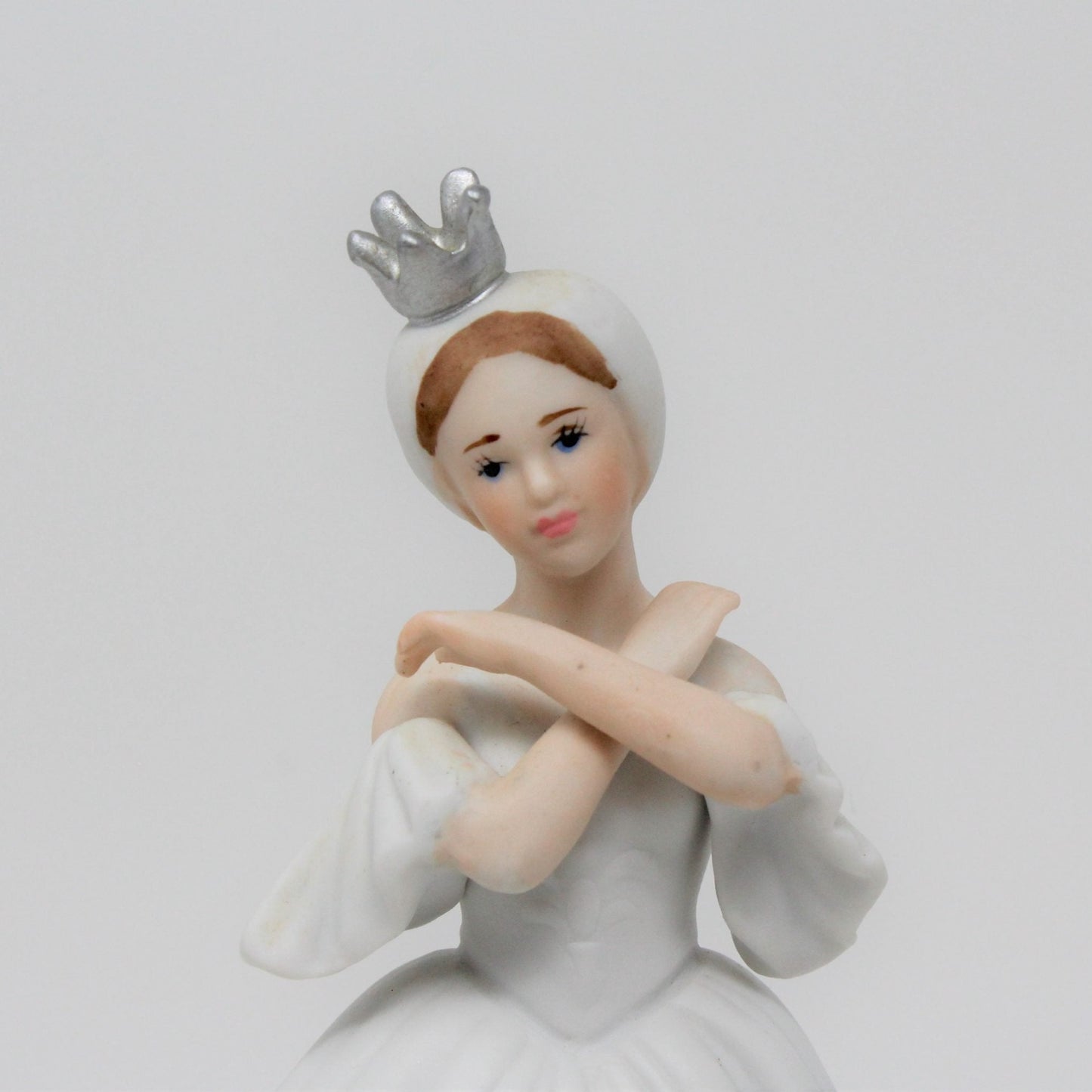 Musical Figurine, Schmid, Ballerina Odette, plays Swan Lake, Vintage