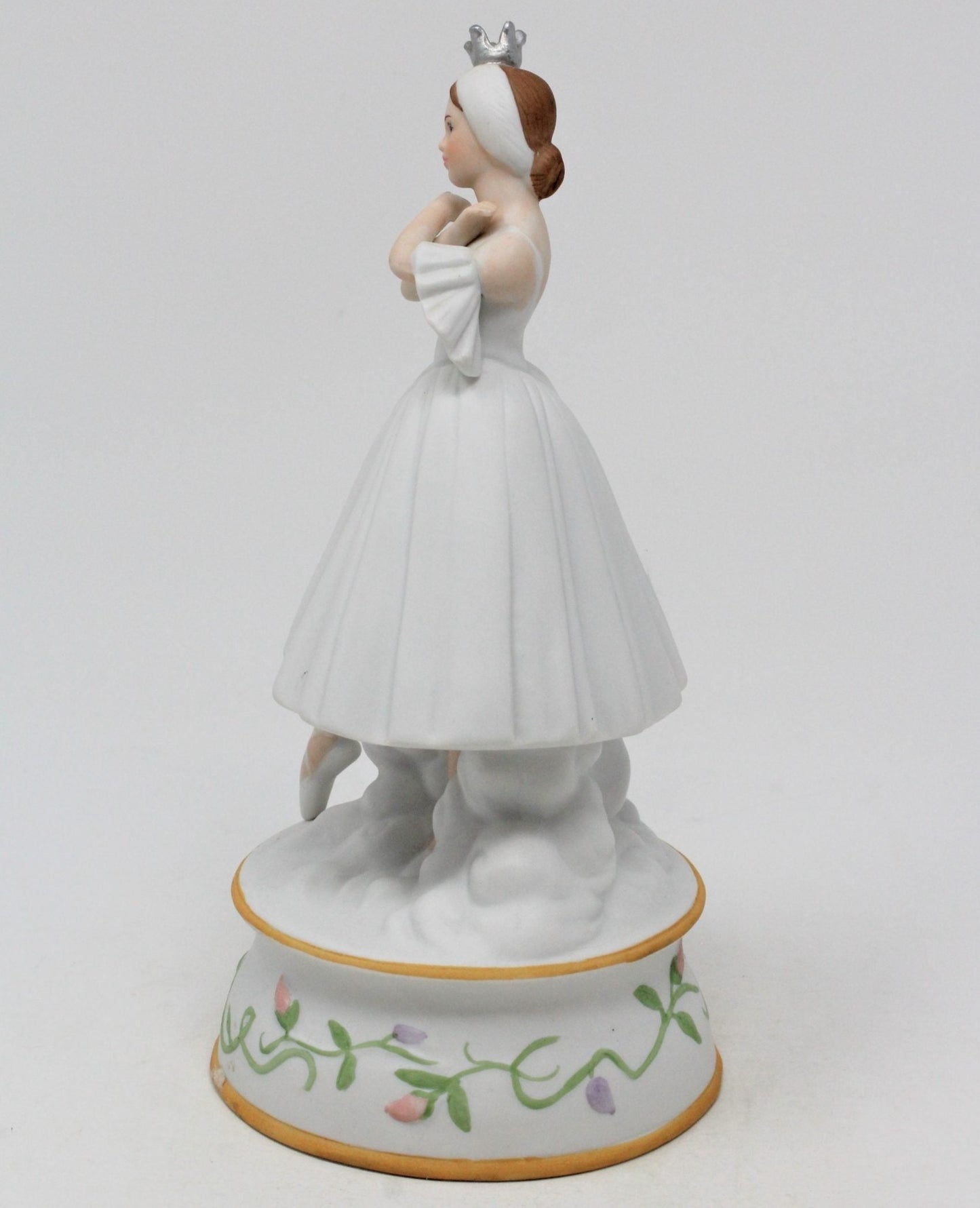 Musical Figurine, Schmid, Ballerina Odette, plays Swan Lake, Vintage
