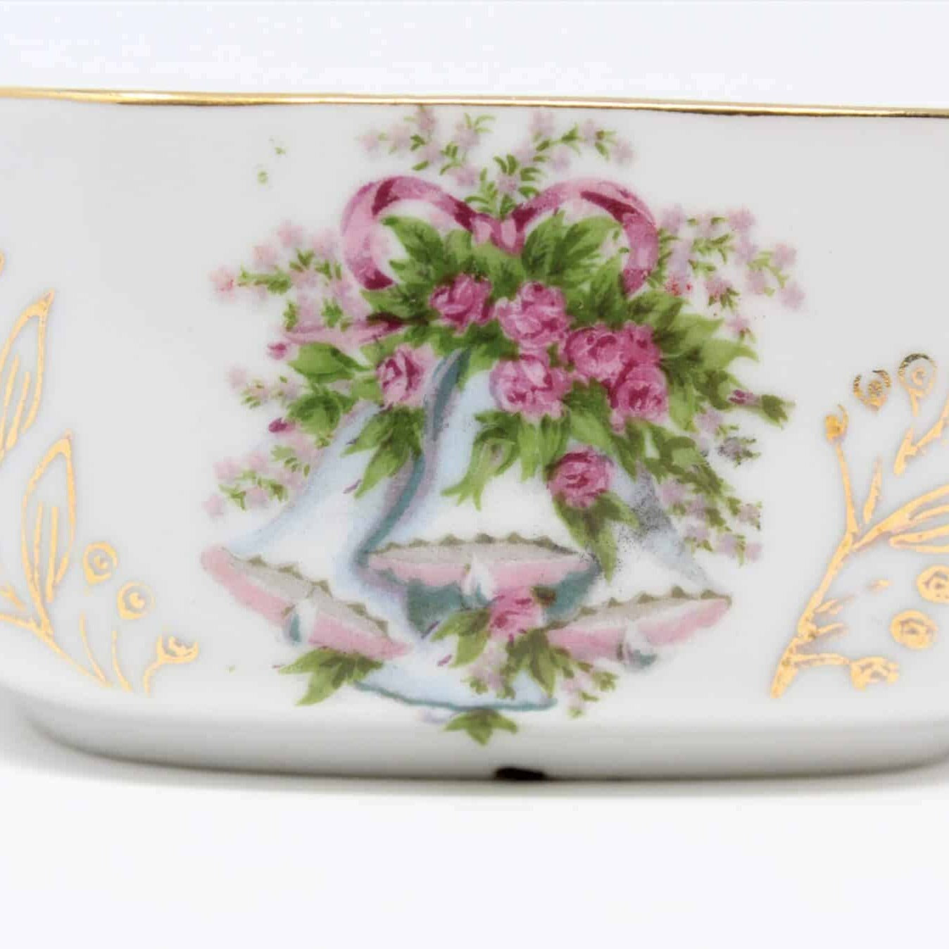 Ashtrays, Arnart / Royal Crown, Stackable Ashtrays, 50th Wedding Anniversary Bells with Holder, Vintage