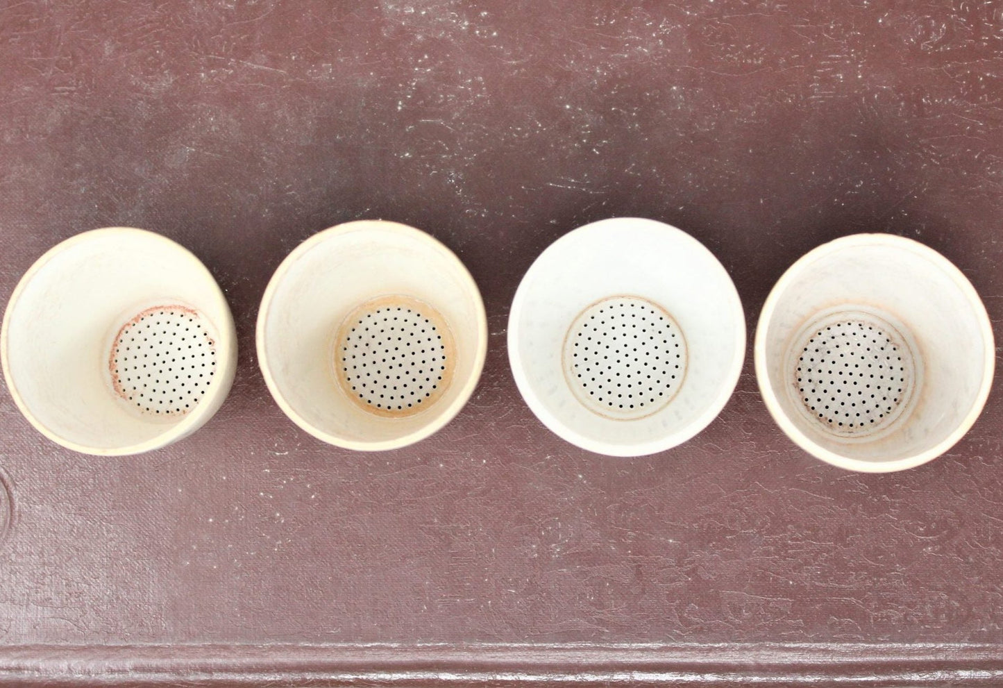 Labware, Chemistry Vintage Crucibles, Coors Science, Set of 4, 1960's