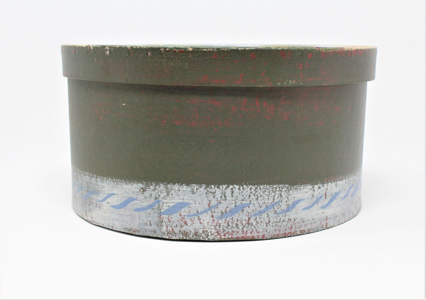 Box, Storage Box / Gift Box, Cow Country Scene, Farmhouse Primitive, Vintage