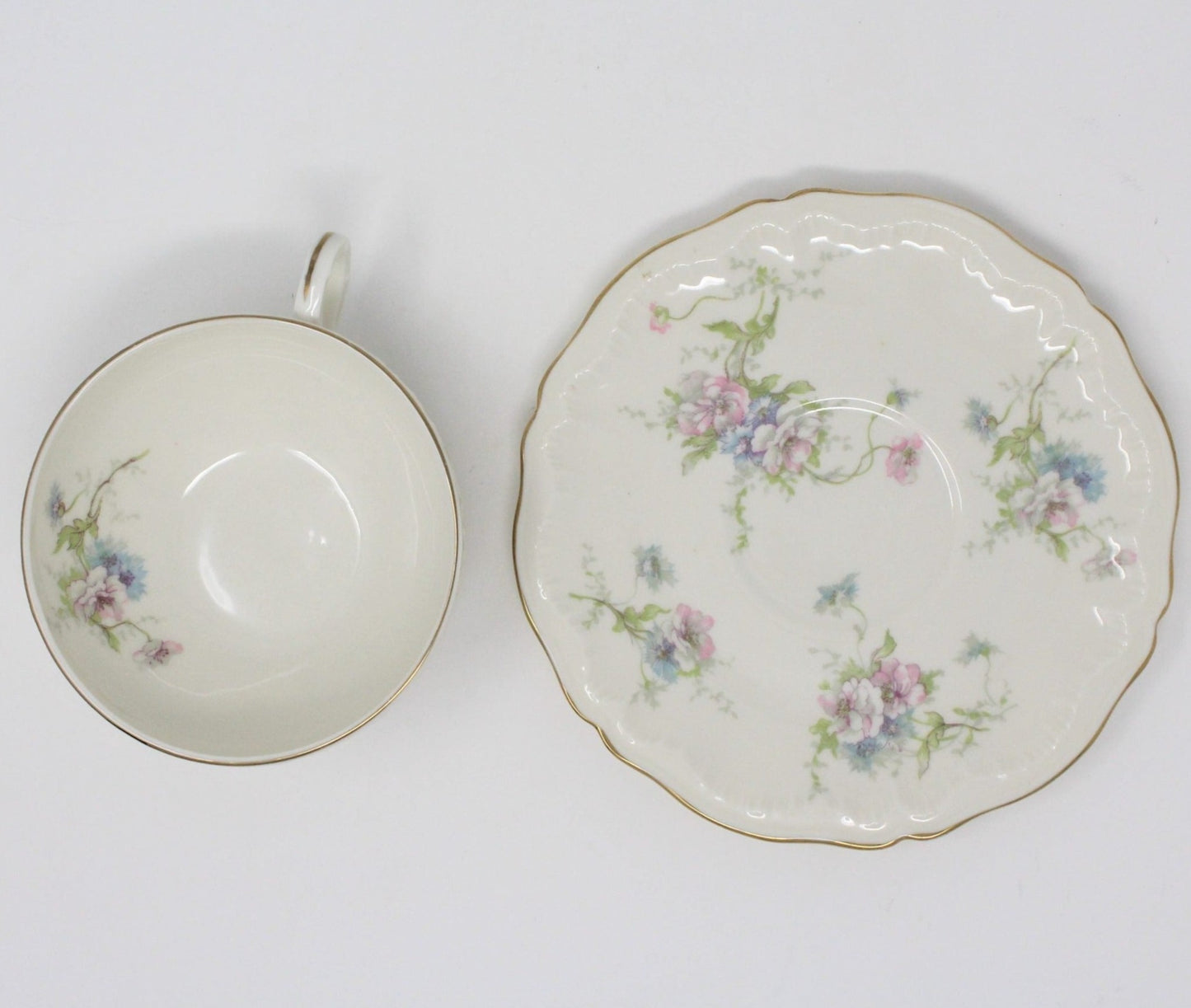 Teacup and Saucer, Theodore Haviland, Annette, Vintage