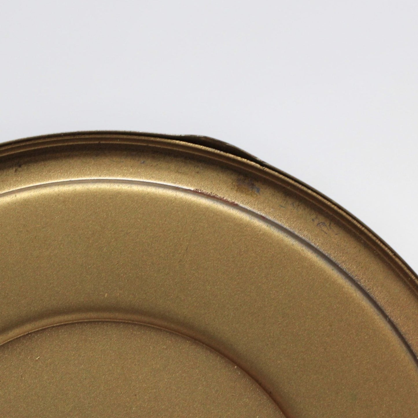 Vanity Jar, Art Deco Glass Footed Jar with Lacquer Lid, Antique