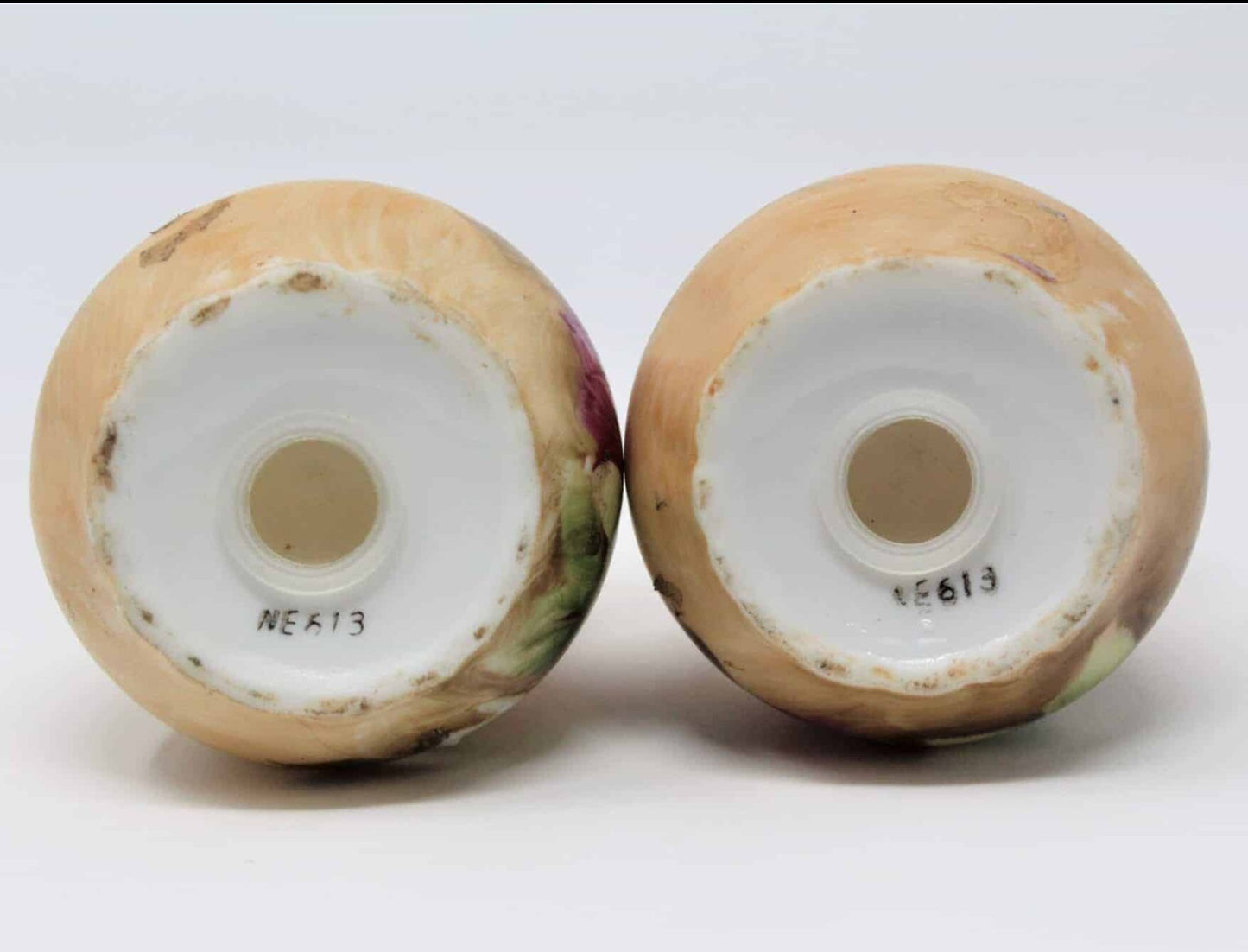 Salt and Pepper Shakers, Lefton, Heritage Brown, Porcelain Japan, SOLD