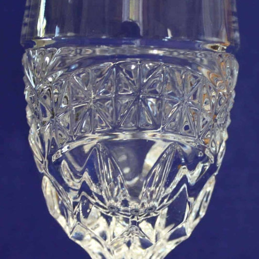 Wine Glasses, Claret, Crystal d'Adriana, Luna, Set of 4, Vintage, SOLD