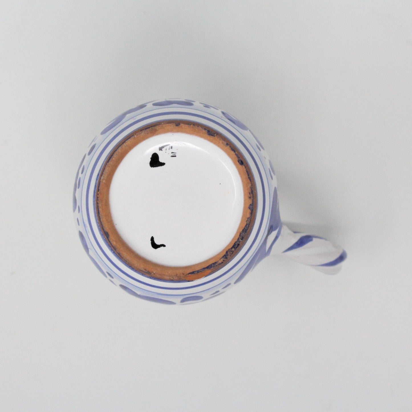 Pitcher, Deruta, Arabesco Bird, Italian Pottery, Blue & White Decor, 2007