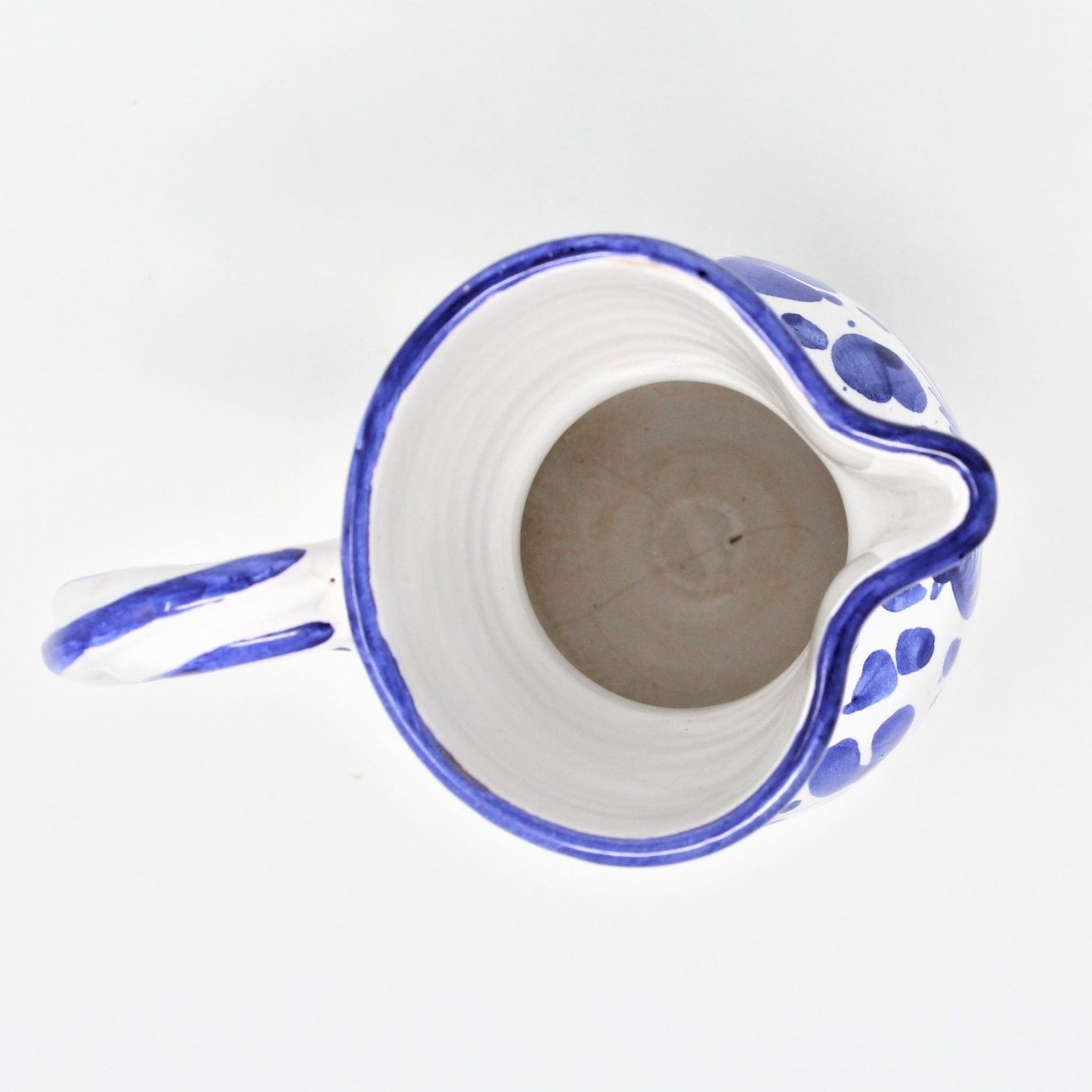 Pitcher, Deruta, Arabesco Bird, Italian Pottery, Blue & White Decor, 2007