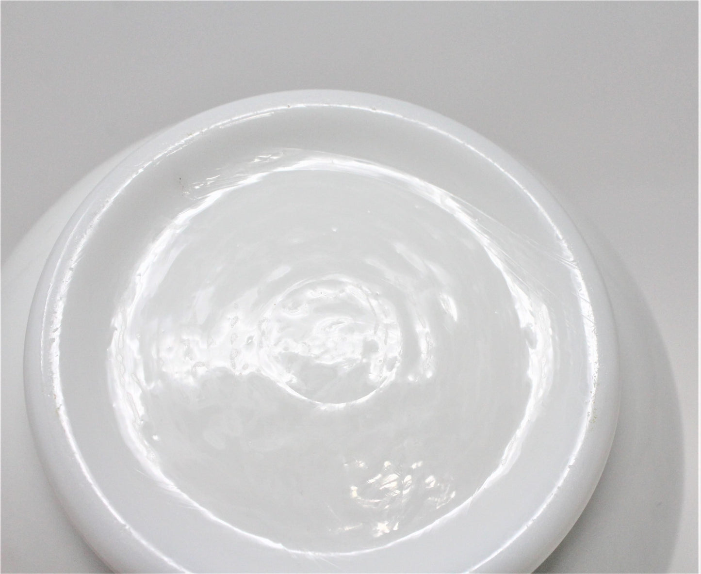 Vase, Fenton, Silver Crest Double Crimped Round Vase, 5" Vintage