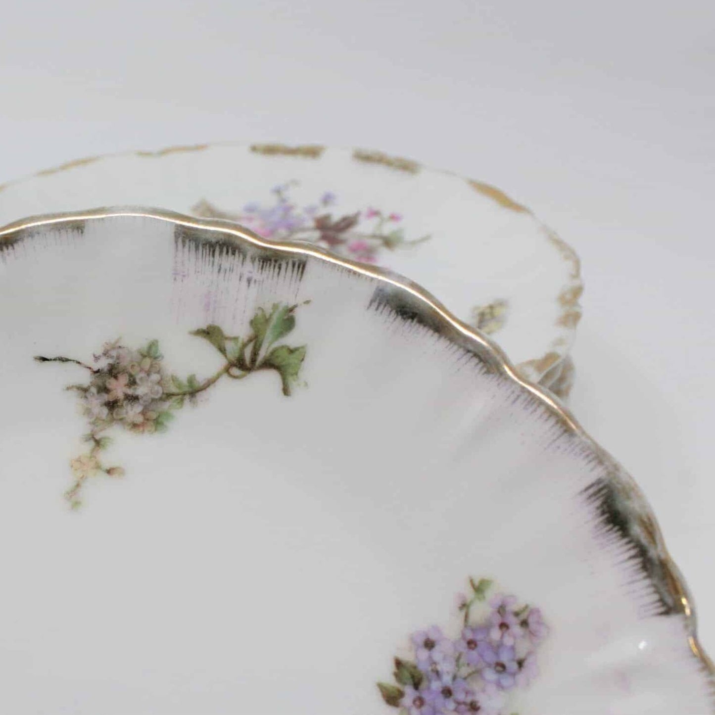Bread & Butter Plates, Royal Bavarian PMB, Germany, Set of 6, Antique