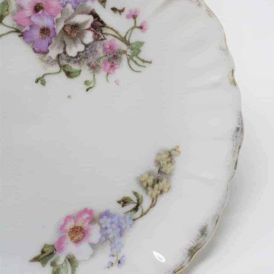 Bread & Butter Plates, Royal Bavarian PMB, Germany, Set of 6, Antique