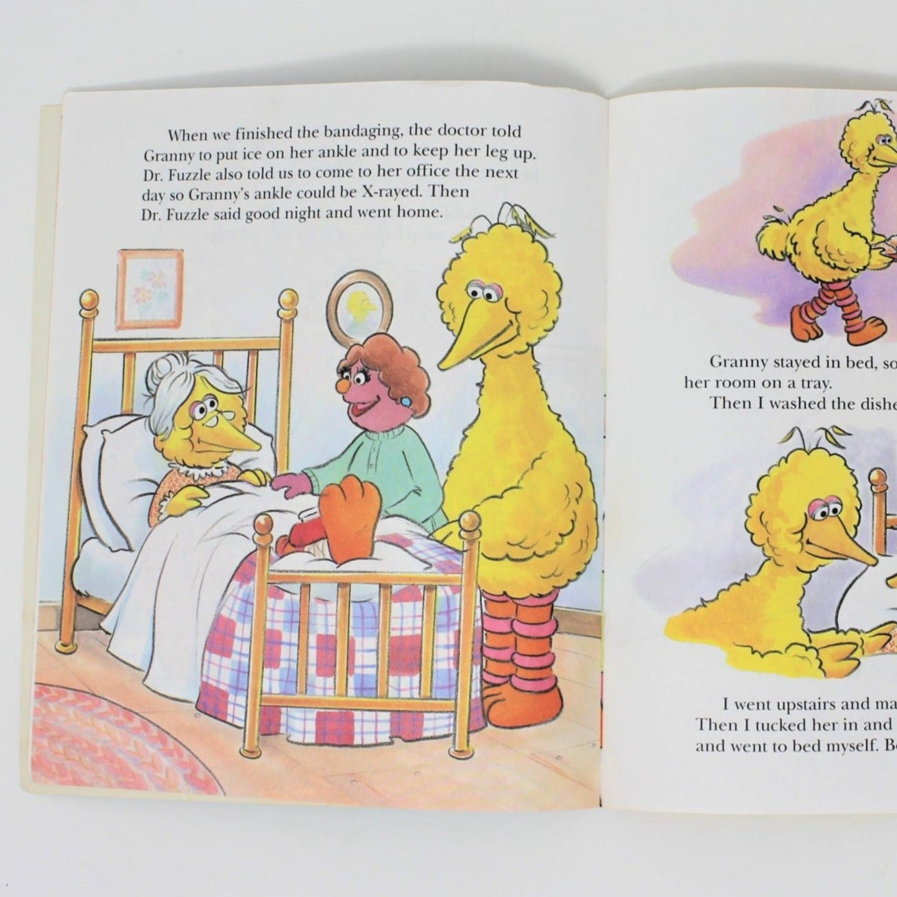 Children's Book, Sesame Street, I want to be a Doctor, Softcover, Vintage 1991