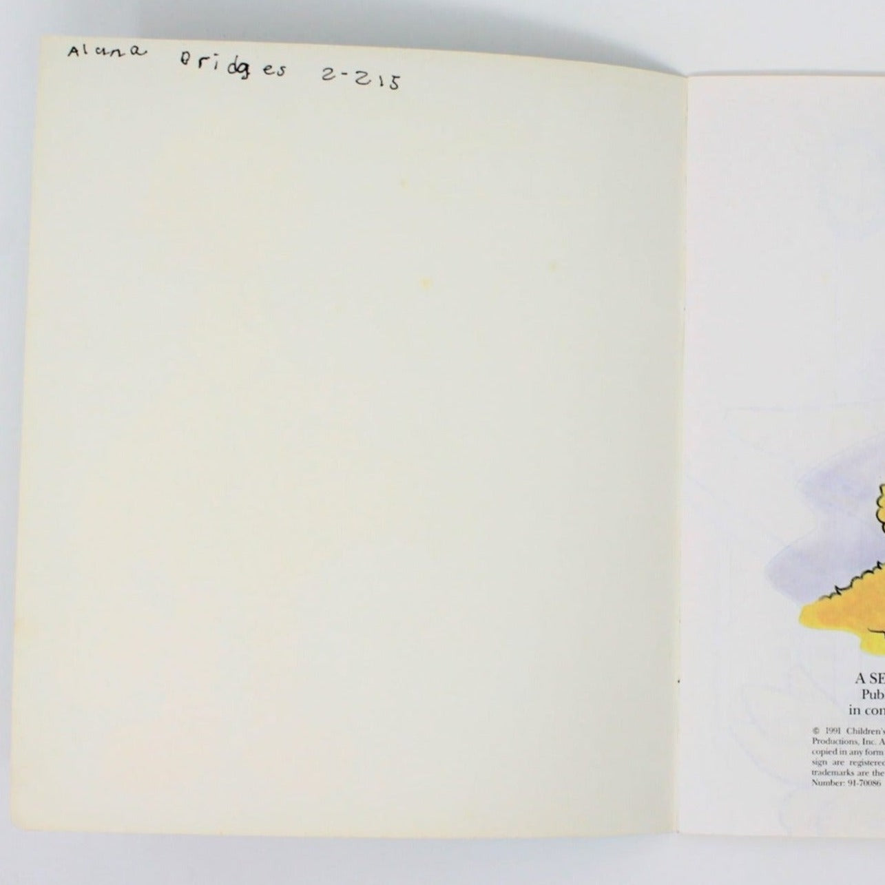 Children's Book, Sesame Street, I want to be a Doctor, Softcover, Vintage 1991