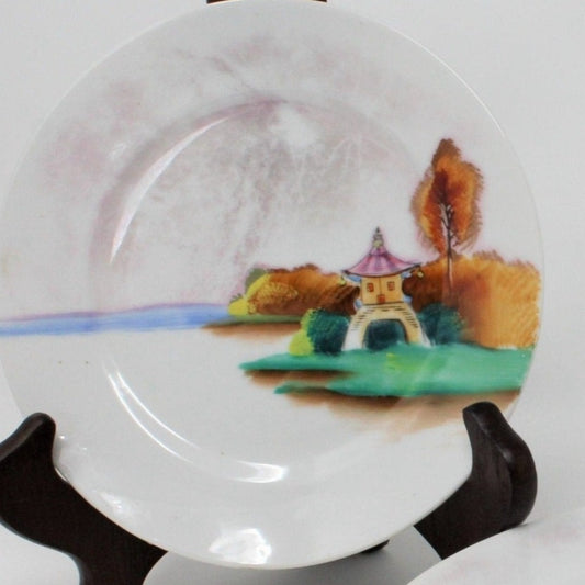 Dessert / Salad Plates, Noritake Chikaramachi Oriental, Hand Painted, Set of 5, Vintage