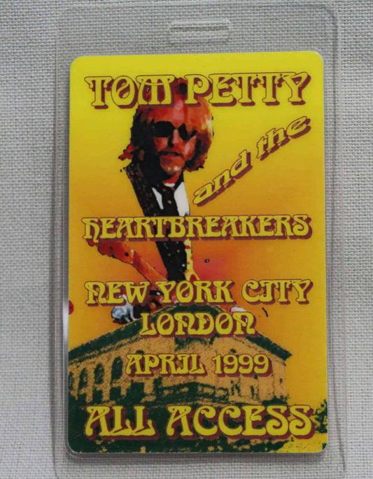Backstage Pass, Tom Petty and the Heartbreakers, Echo Concert Tour, 1999, Laminated
