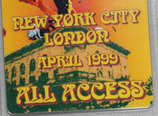 Backstage Pass, Tom Petty and the Heartbreakers, Echo Concert Tour, 1999, Laminated
