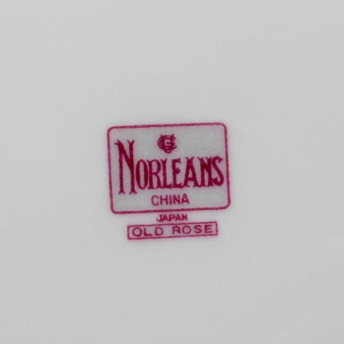 Dessert / Salad Plate, Norleans Japan, Old Rose, Vintage