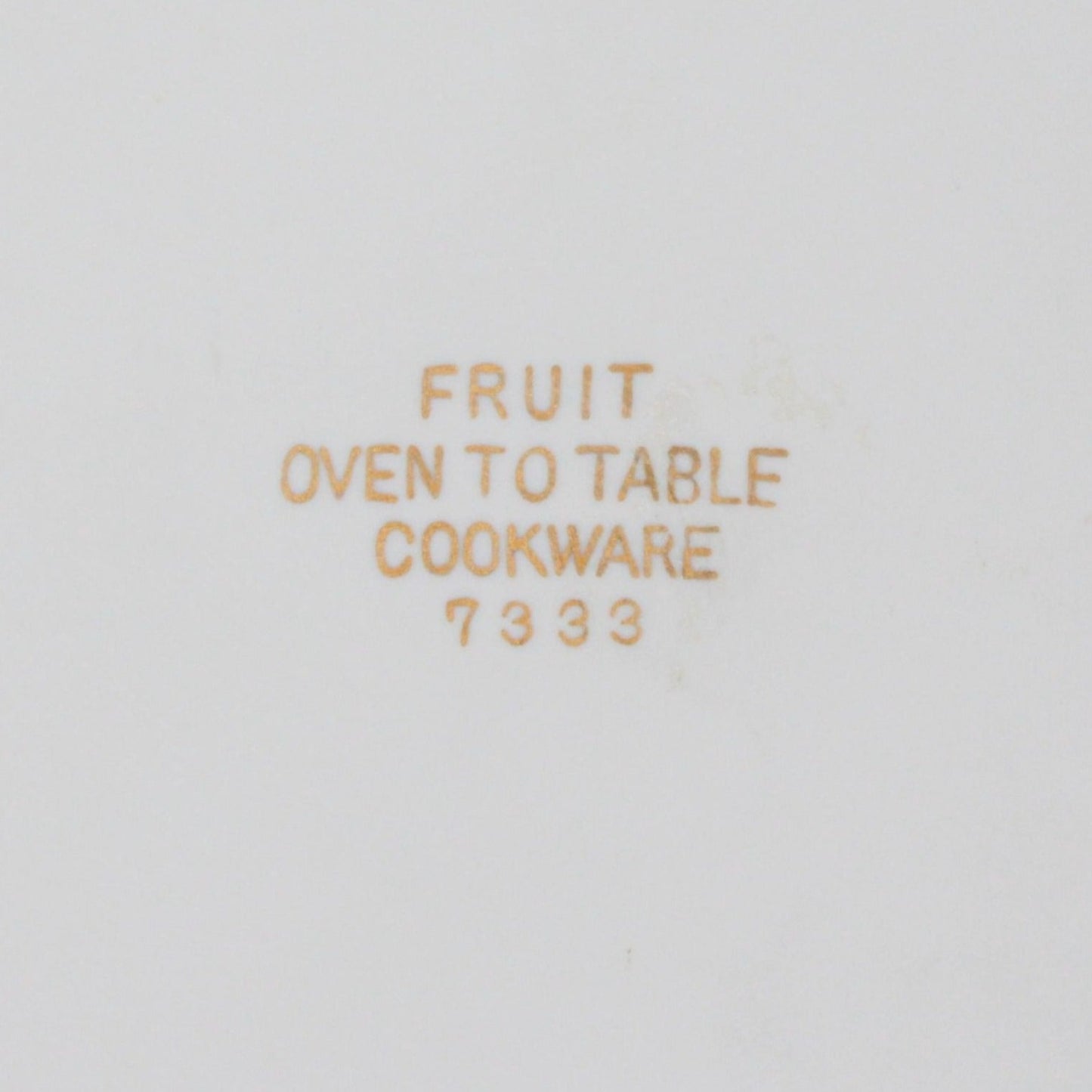 Soufflé Dish, Sadek, Fruit Pattern, Vintage