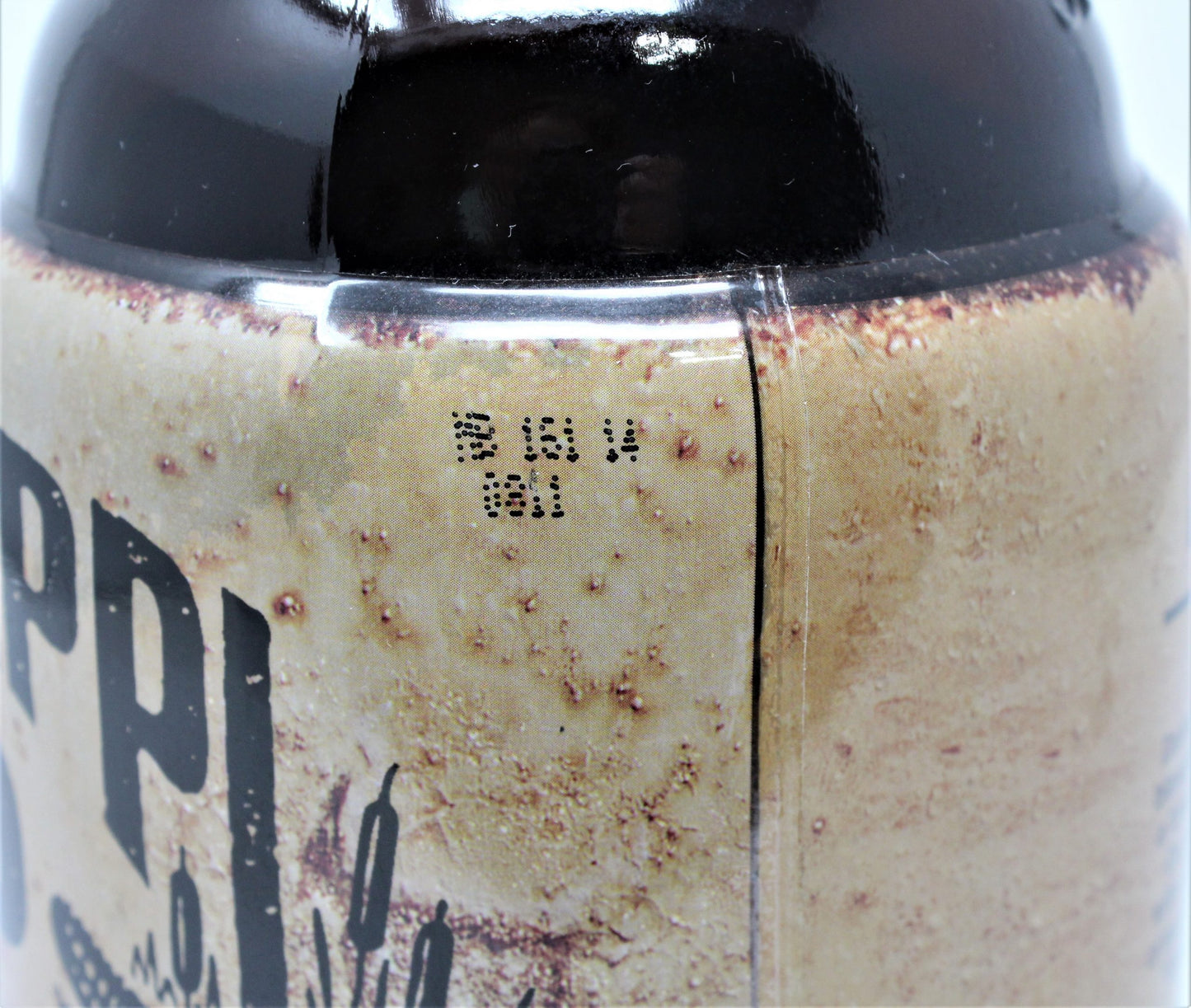Collectible Bottle, Mississippi Mud Black & Tan Beer, Brown Glass, Original Cap, SOLD