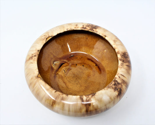Planter / Vase: McCoy Pottery, Onyx Brown Drip Glaze, #01, USA, Vintage 1940s - SOLD