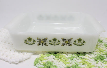 Casserole, Anchor Hocking Fire King, Meadow Green, Vintage