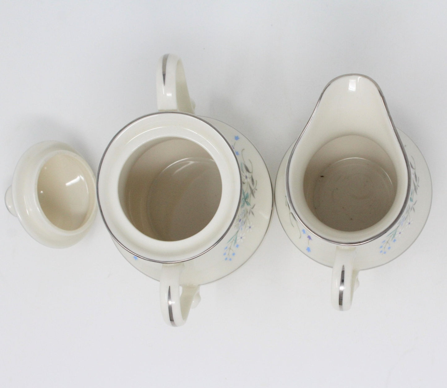 Creamer & Sugar with Lid, Pickard, Remembrance, Fine China, Vintage