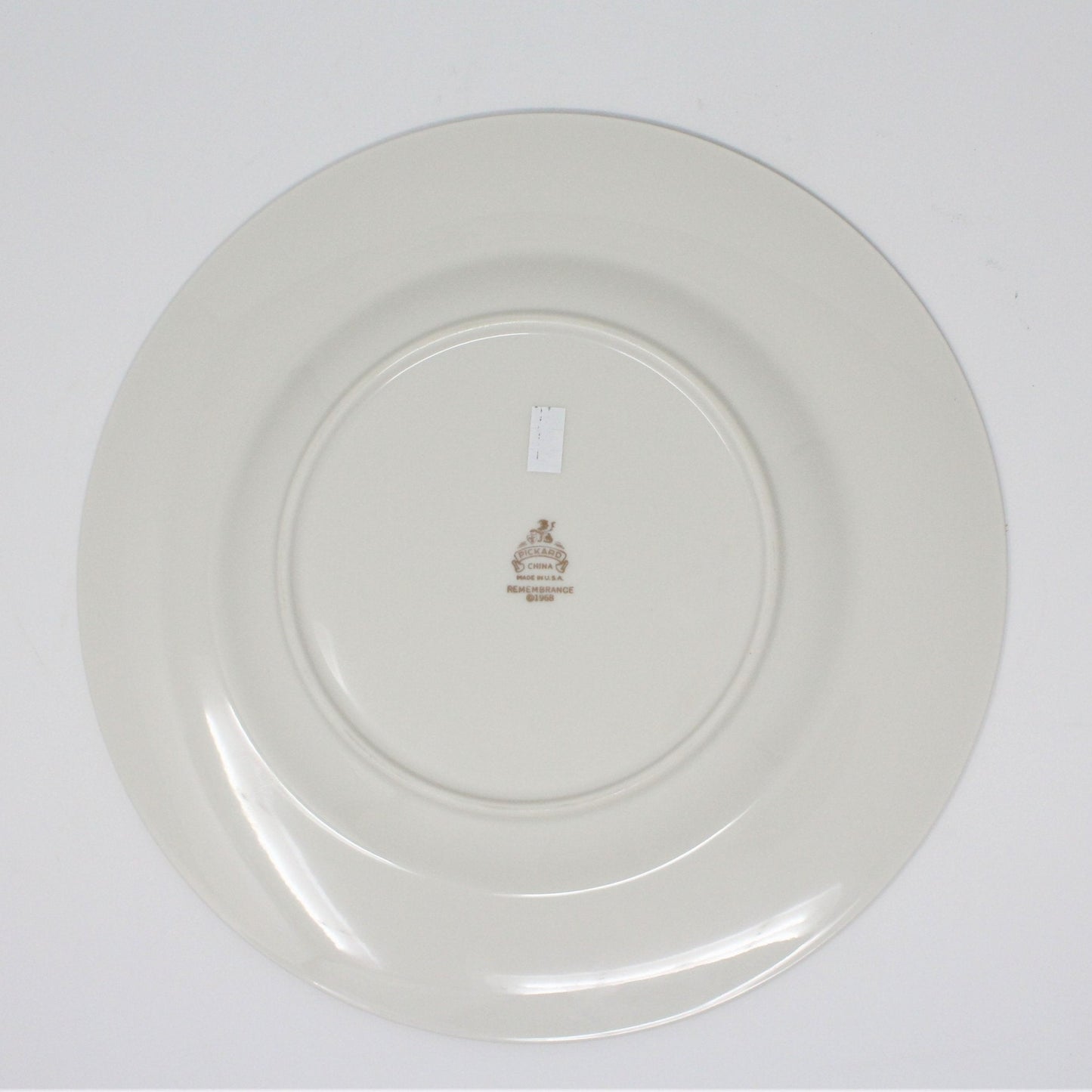 Dinner Plate, Pickard, Remembrance Fine China, Set of 6, Vintage