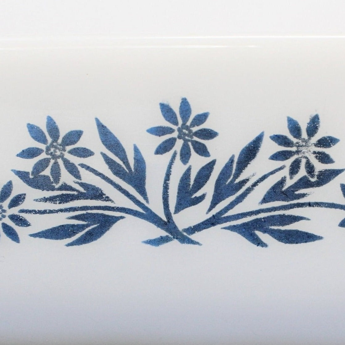 Casserole, Anchor Hocking Fire King, Blue Cornflower #435, Vintage