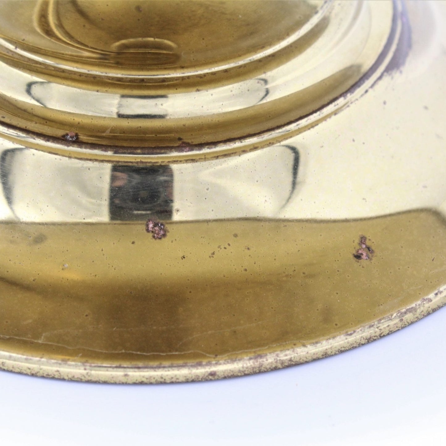 Candle Holder / Chamberstick, Taper, Baldwin, Forged Brass, Vintage