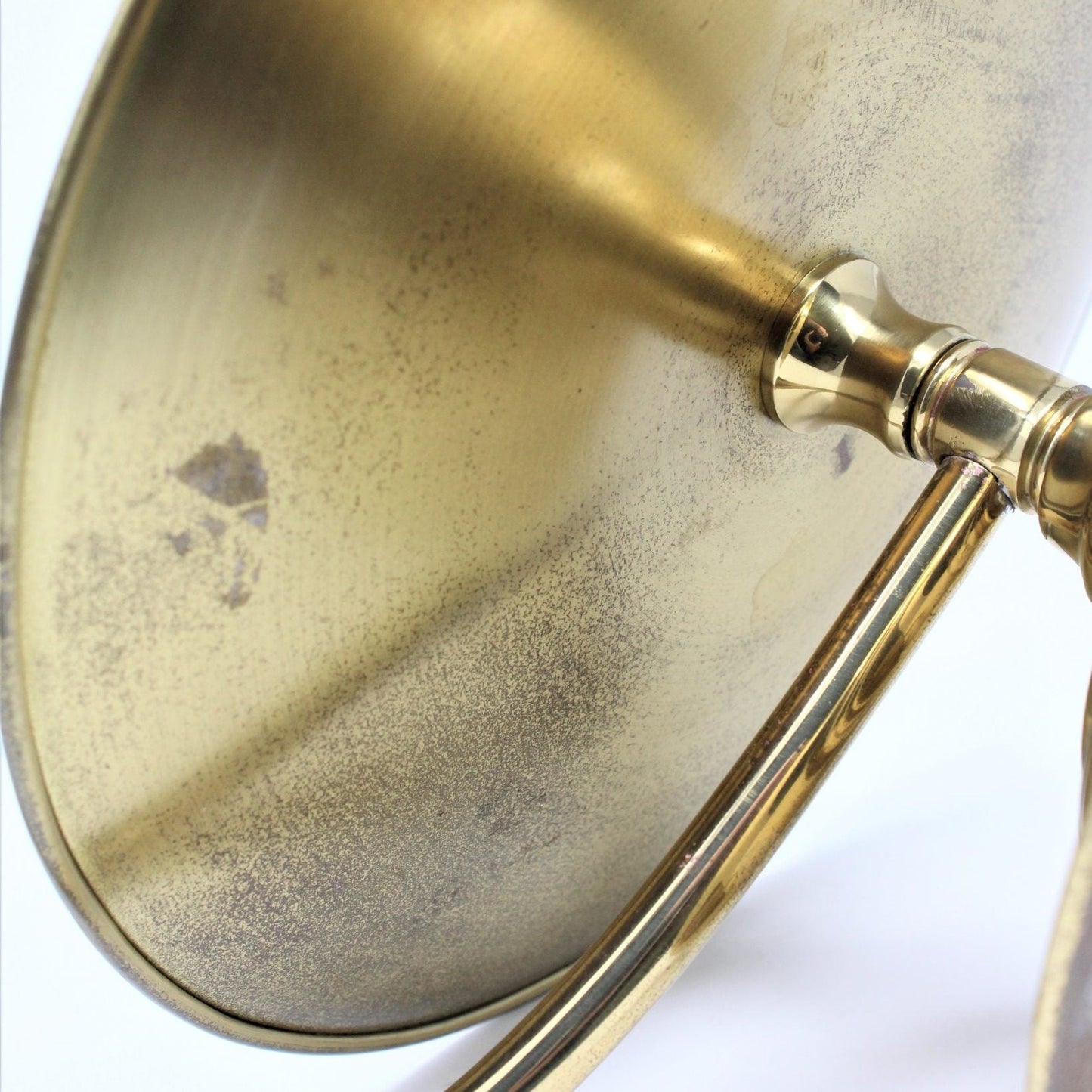 Candle Holder / Chamberstick, Taper, Baldwin, Forged Brass, Vintage