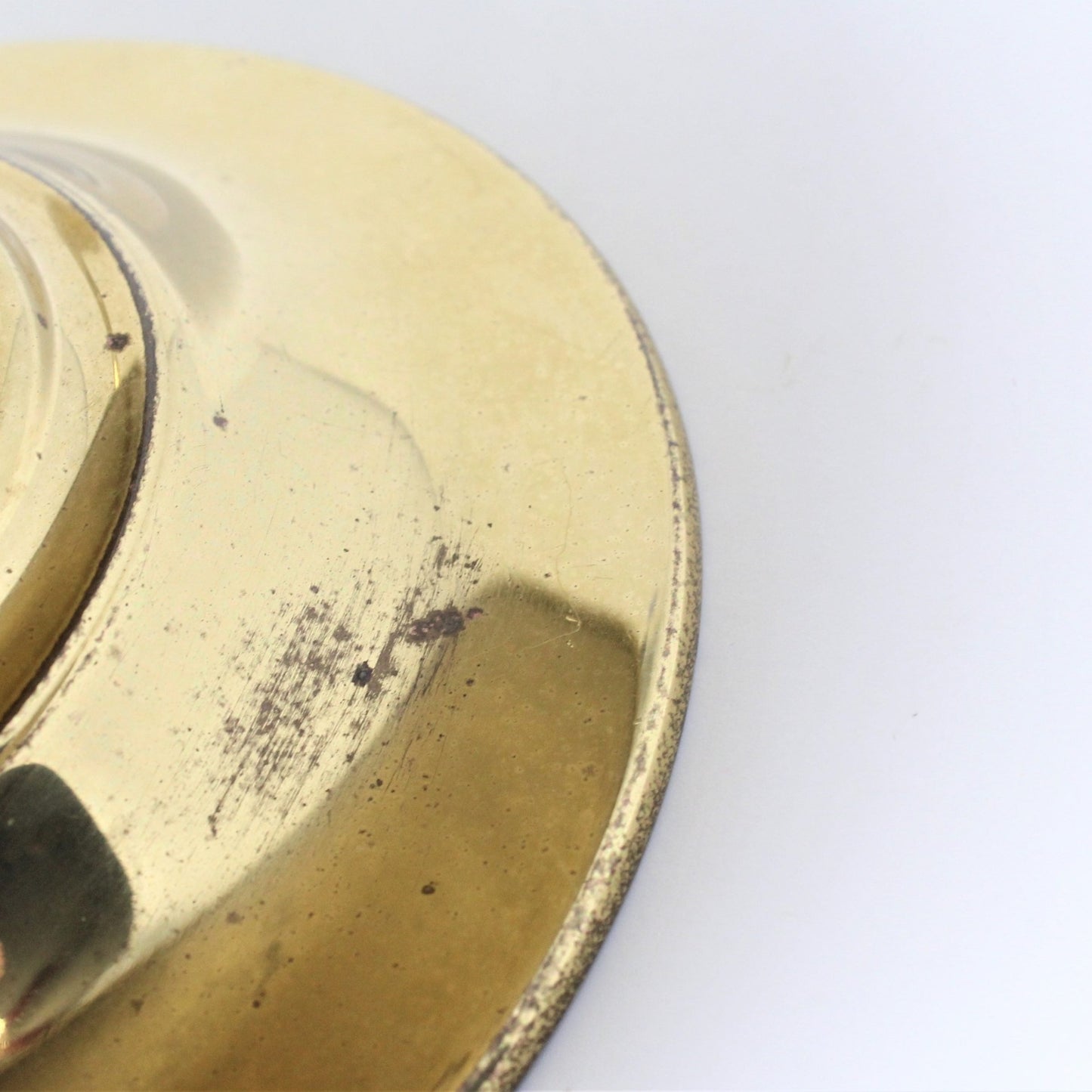 Candle Holder / Chamberstick, Taper, Baldwin, Forged Brass, Vintage