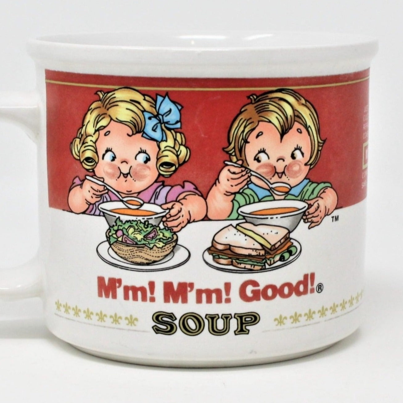 Soup Mug, Campbell's Kids, M'm! Good!, Westwood, Ceramic, 1993, SOLD