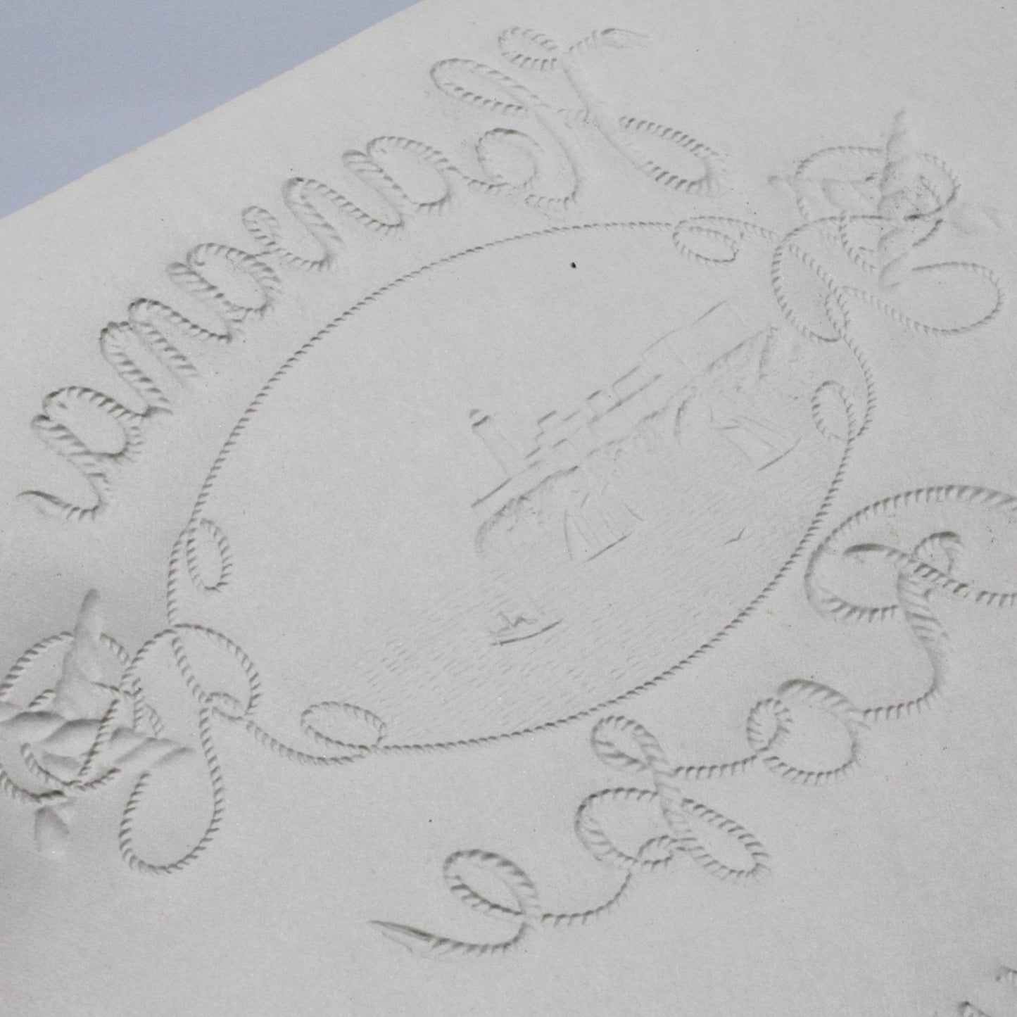 Cigar Box Label, Havana Rope, Original Lithograph, Rare, Antique NOS