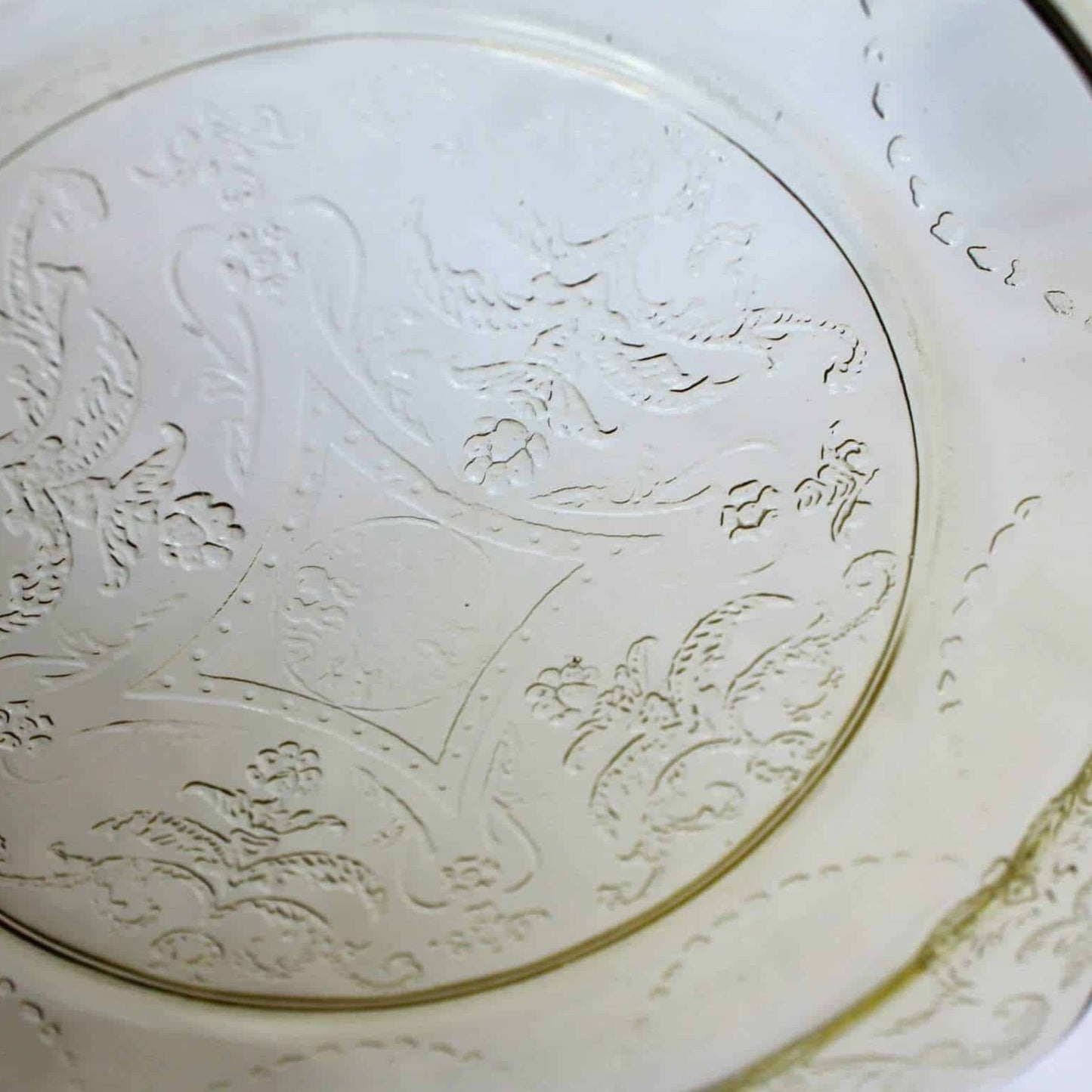 Luncheon Plate, Indiana Glass, Recollection (Federal Glass-Madrid), Depression Glass, Vintage