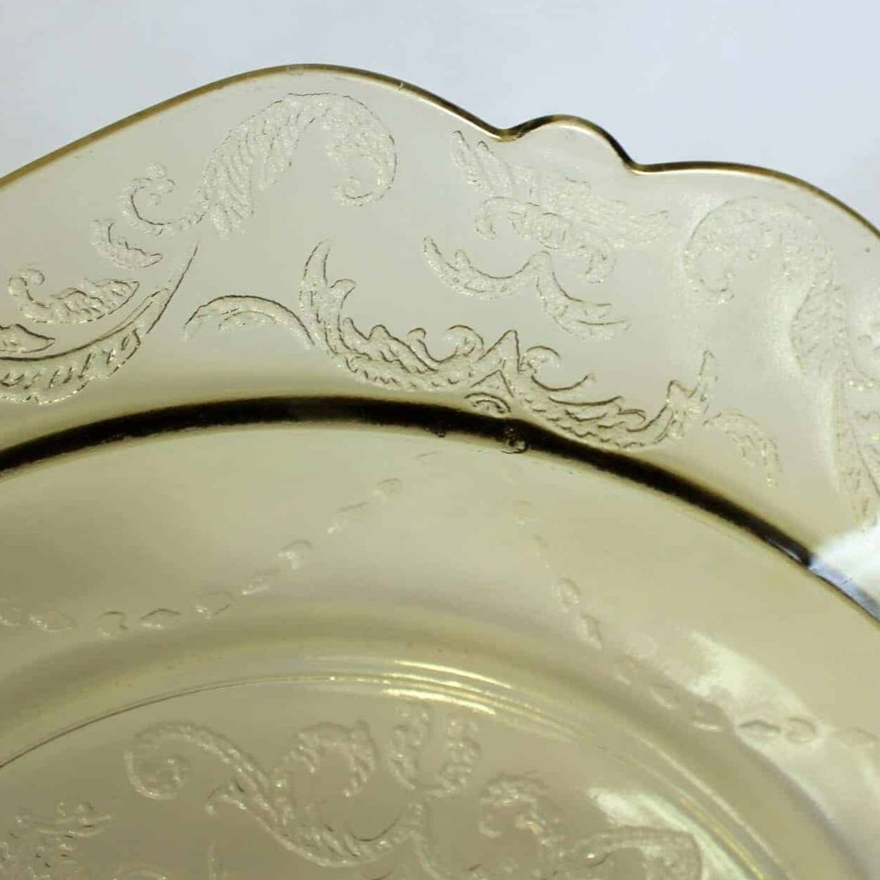 Luncheon Plate, Indiana Glass, Recollection (Federal Glass-Madrid), Depression Glass, Vintage