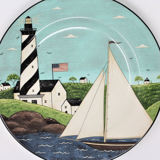 Dessert / Salad Plate, Sakura, Coastal Breeze by Warren Kimble, 1998