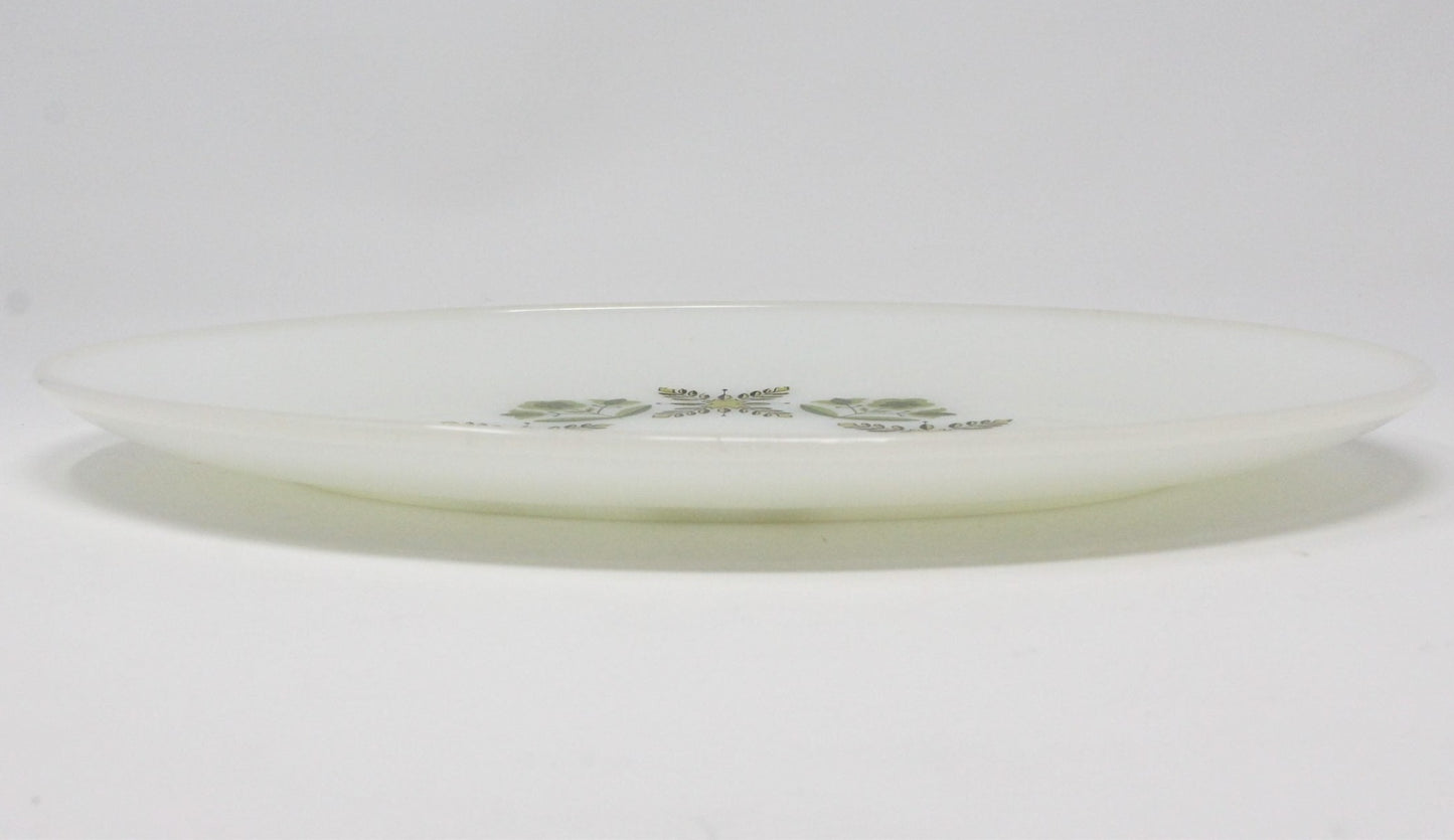 Serving Platter, Anchor Hocking Meadow Green, Vintage