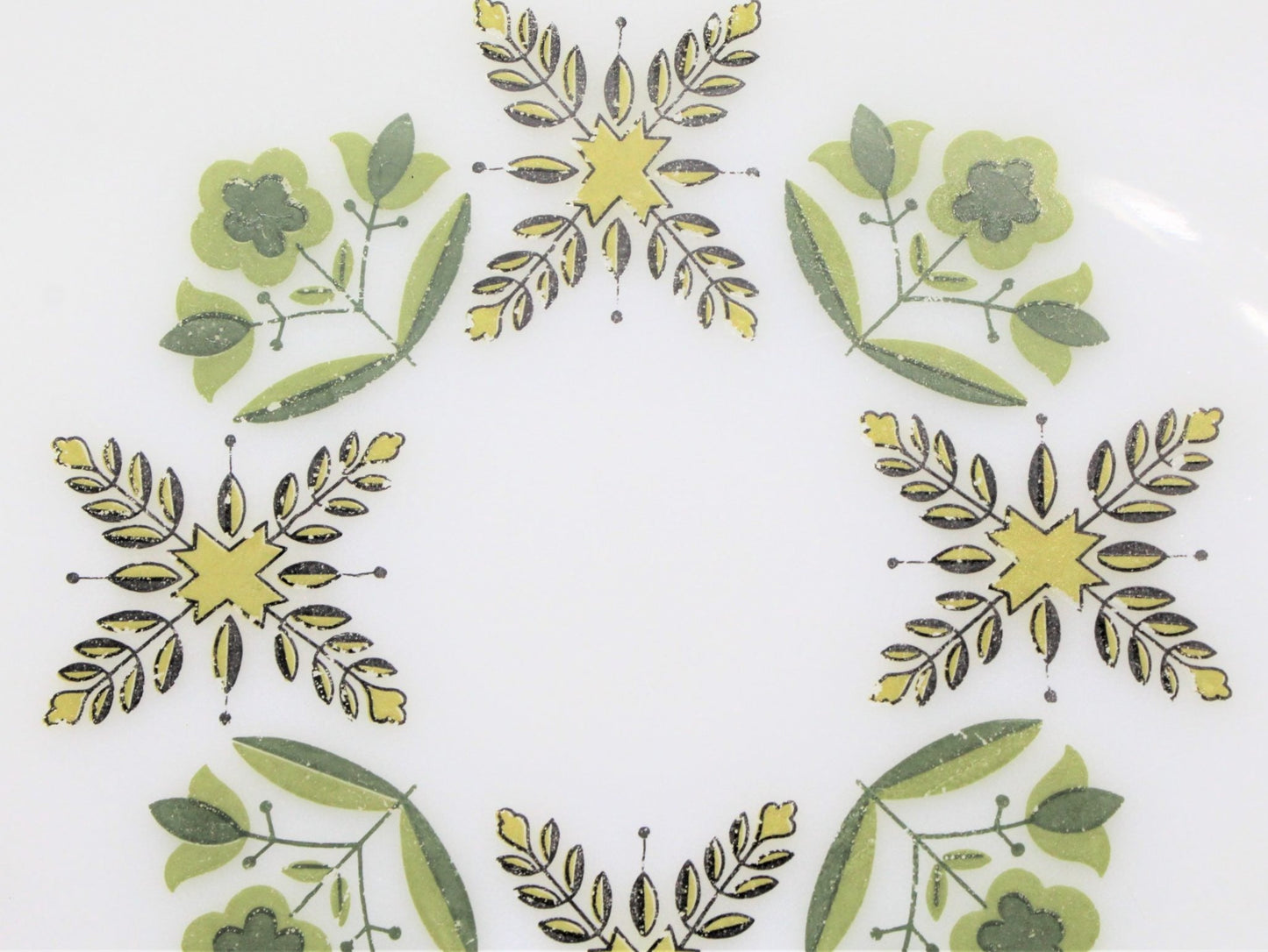 Serving Platter, Anchor Hocking Meadow Green, Vintage