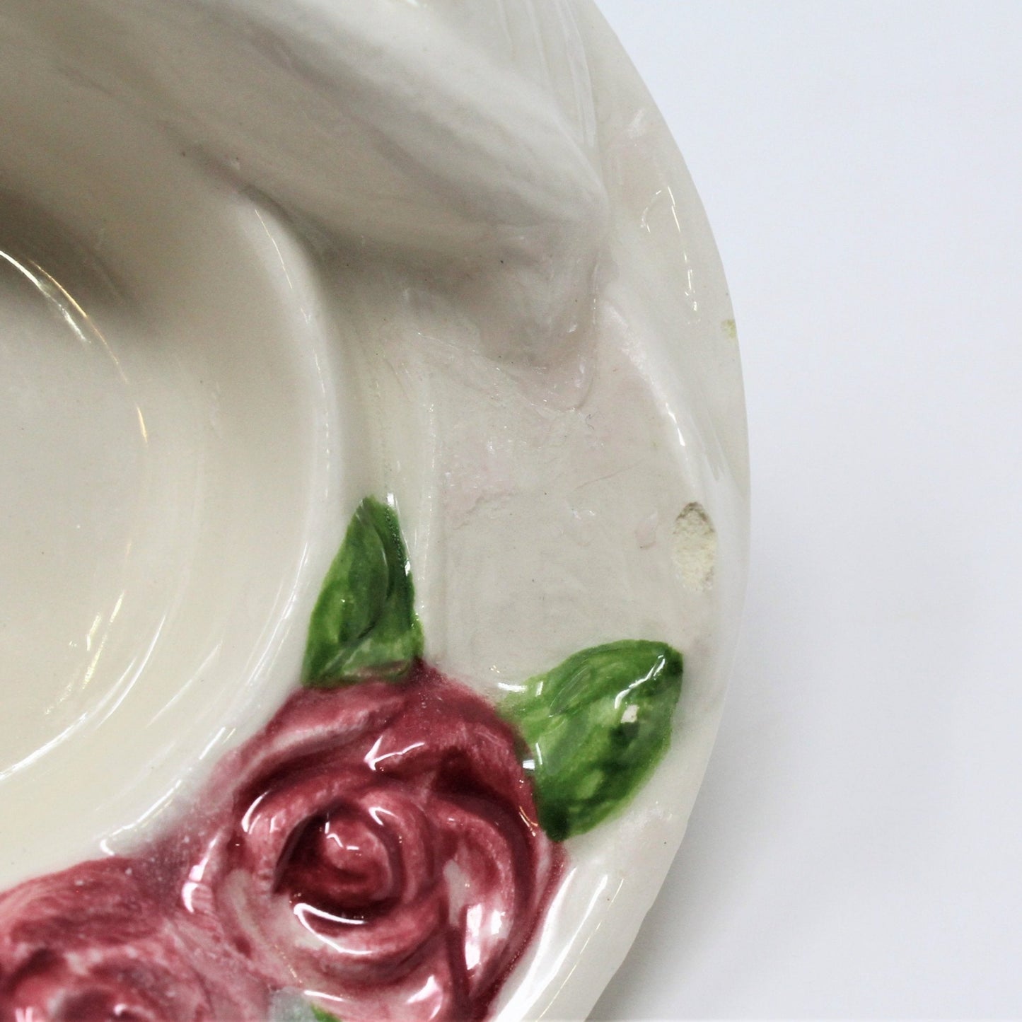 Candle Holders, Doves and Roses Tealight, Set of 2, Ceramic