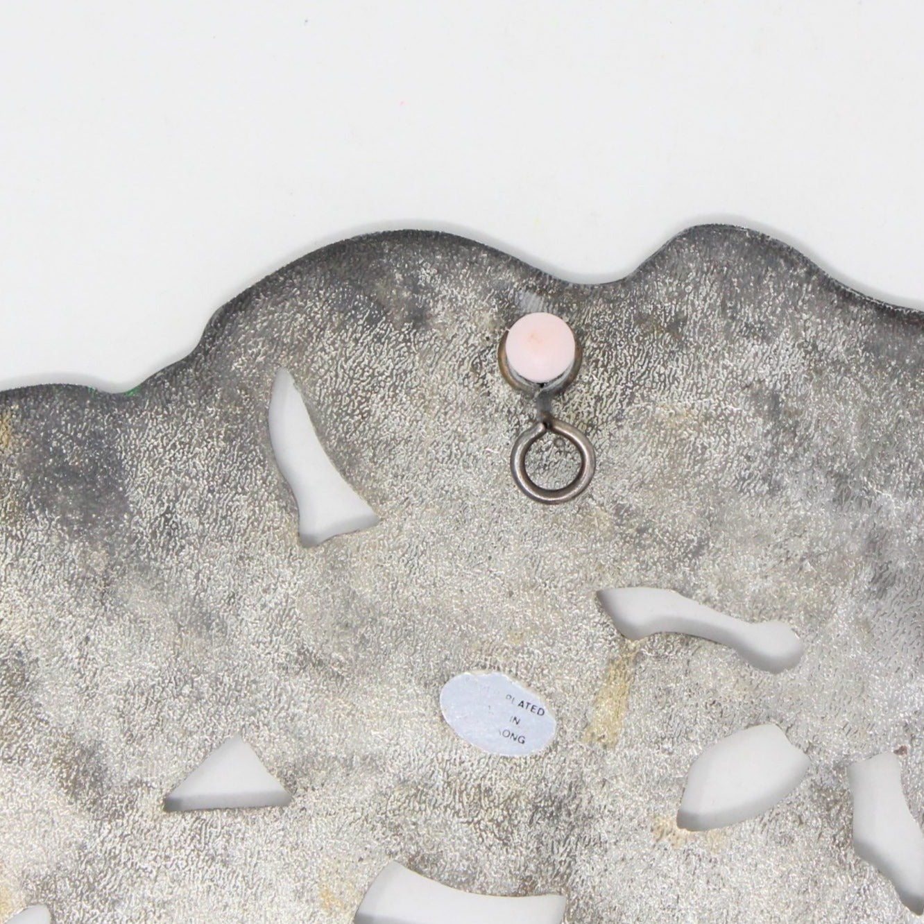 Trivet, Oneida, Poinsettia Silverplate & Enamel, Christmas Tableware, Vintage