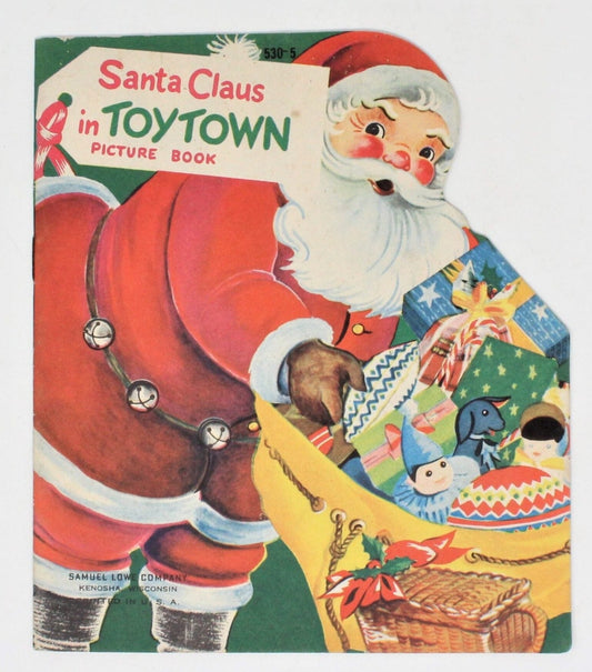 Rare 1951 Santa Claus in Toy Town book