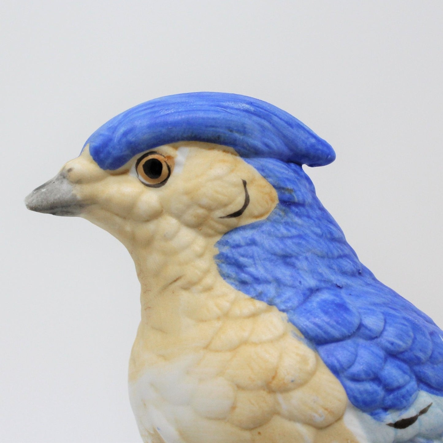 Musical Figurine Bluejay, plays Send in the Clowns, Porcelain, Vintage