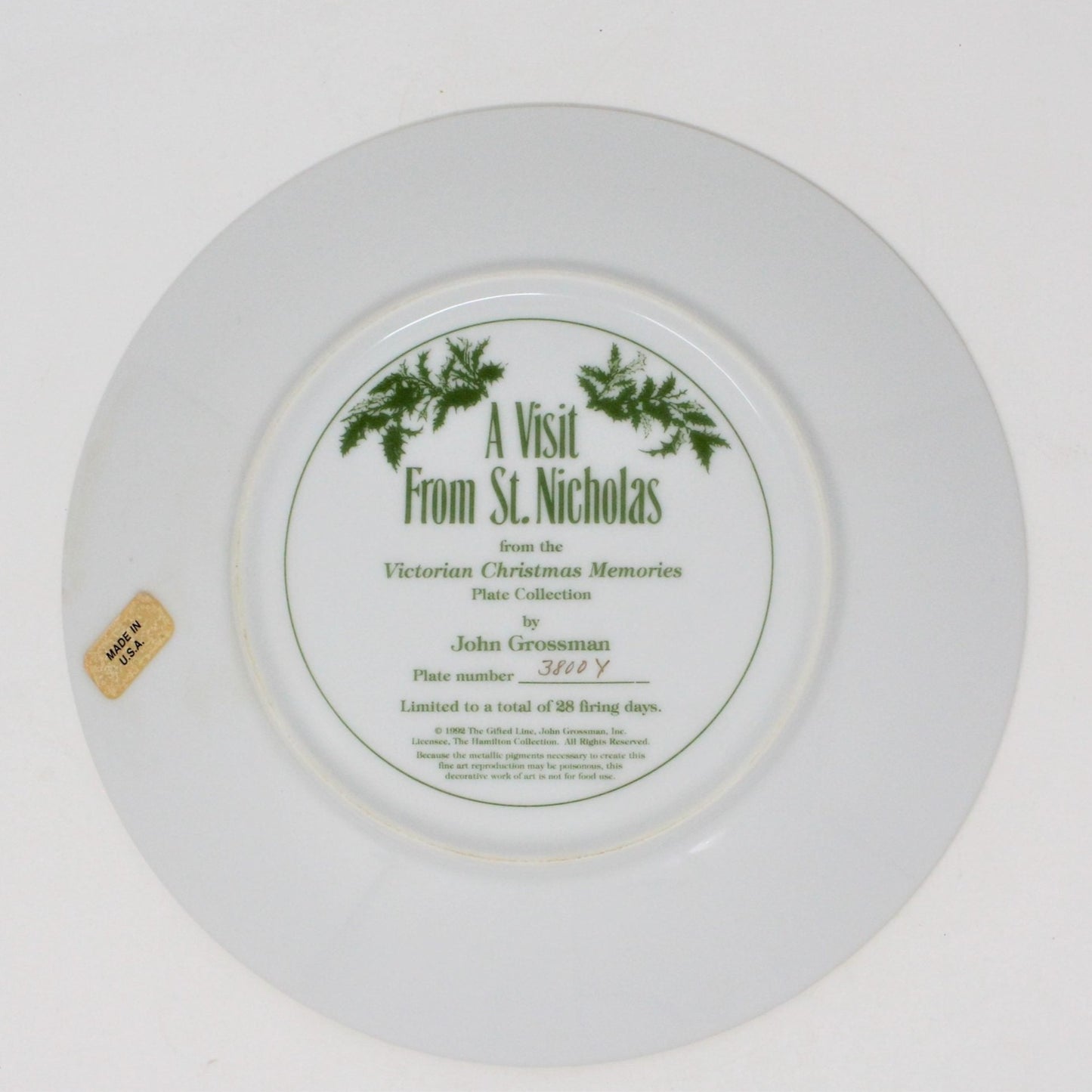 Victorian Christmas Memories Plate Collection