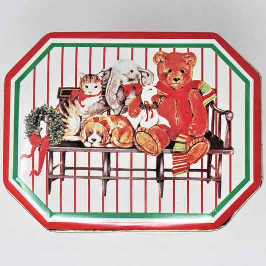 Tins, Gift Tin / Candy Tin, Schmid, Christmas Toys, Gordon Fraser, Vintage